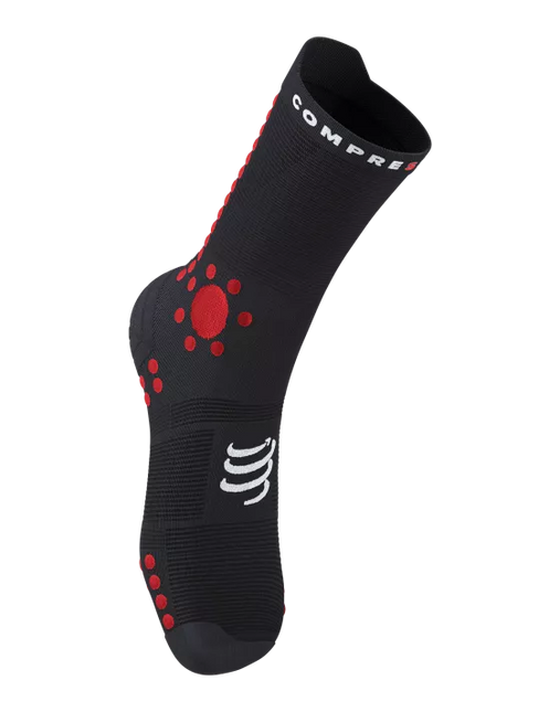Compressport | Pro Racing Socks V4 | Trail | Black / Red