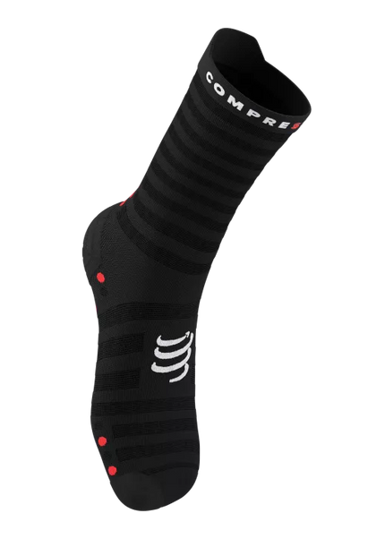 Compressport | Pro Racing Socks V4 | Ultralight | Run High | Black / Red