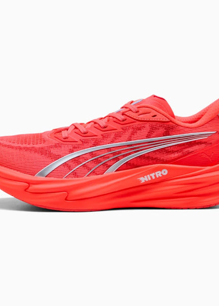 Puma | Deviate Nitro 4 | Heren | Red / Silver
