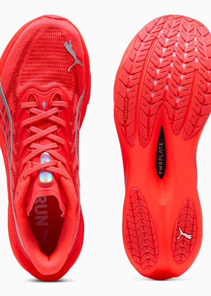 Puma | Deviate Nitro 4 | Heren | Red / Silver