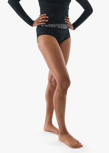 Compressport | Seamless Boxer | Black / Grey | Dames