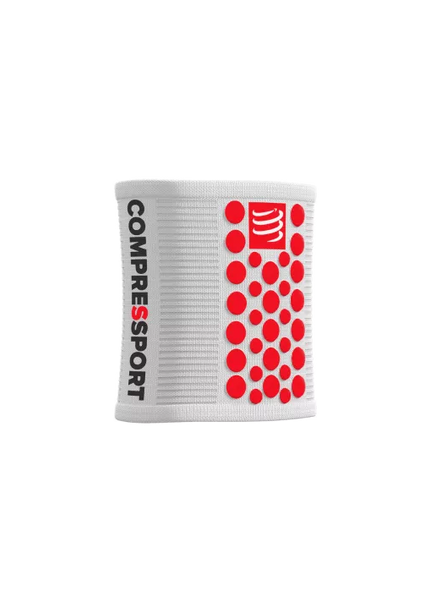 Compressport | Sweatbands | White / Red