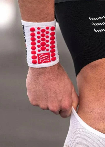 Compressport | Sweatbands | White / Red