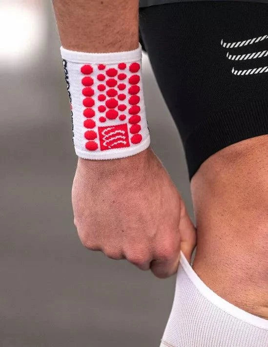 Compressport | Sweatbands | White / Red