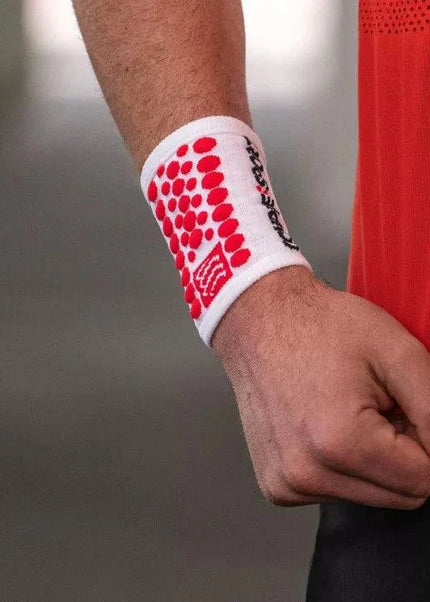 Compressport | Sweatbands | White / Red