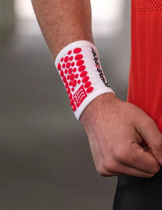 Compressport | Sweatbands | White / Red