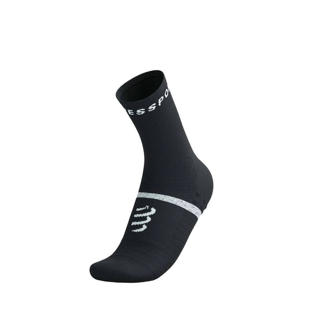 Compressport | Pro Marathon Socken V2 | Schwarz-Weiss