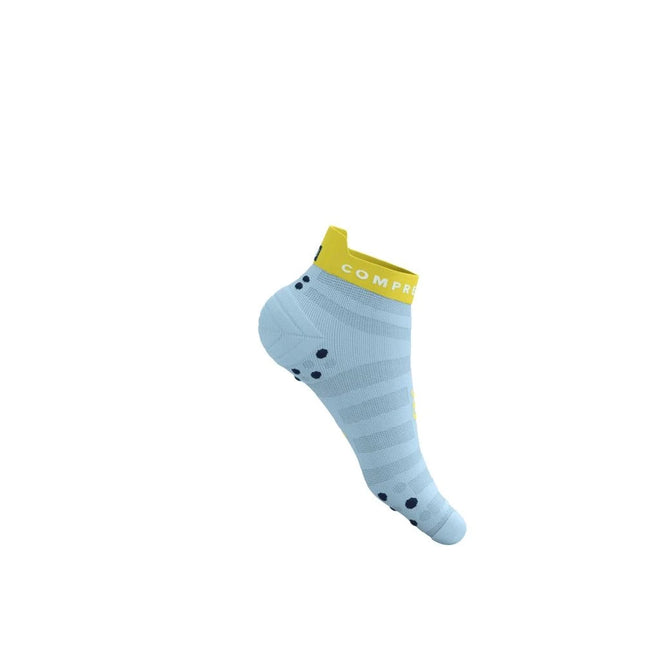 Compressport | Pro Racing Socken V4 | Ultraleicht | Run Low | Kaschmir Blau / Mais