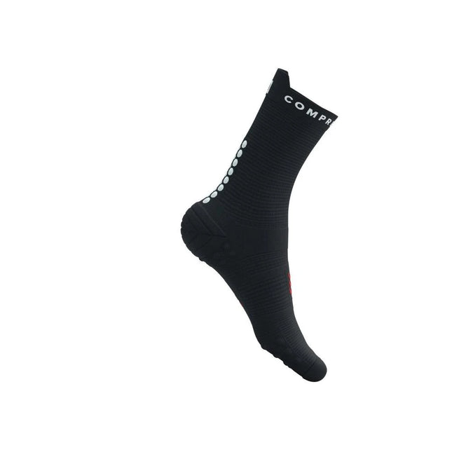 Compressport | Pro Racing Socken V4 | RunHigh | Schwarz-Weiss