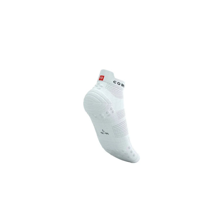 Compressport | Pro Racing Socken V4 | Zur Neige gehen | Weiß schwarz