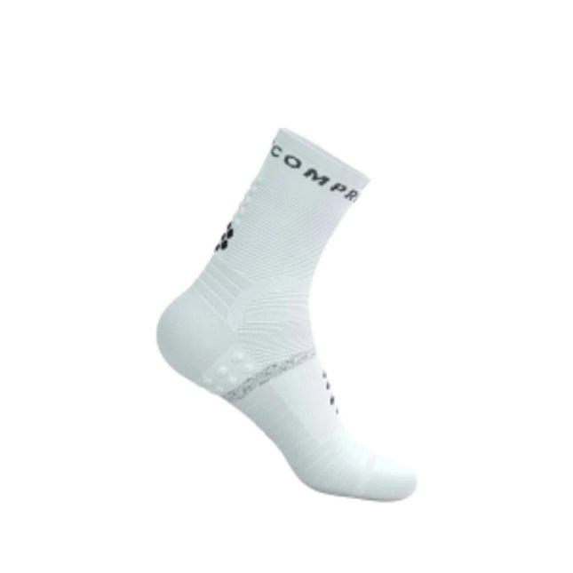 Compressport | Pro Marathon Socken V2 | Weiß schwarz