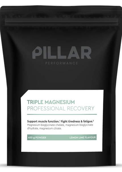 Pillar | Triple Magnesium Powder | Lemon / Lime | Value Pack | 400 gram