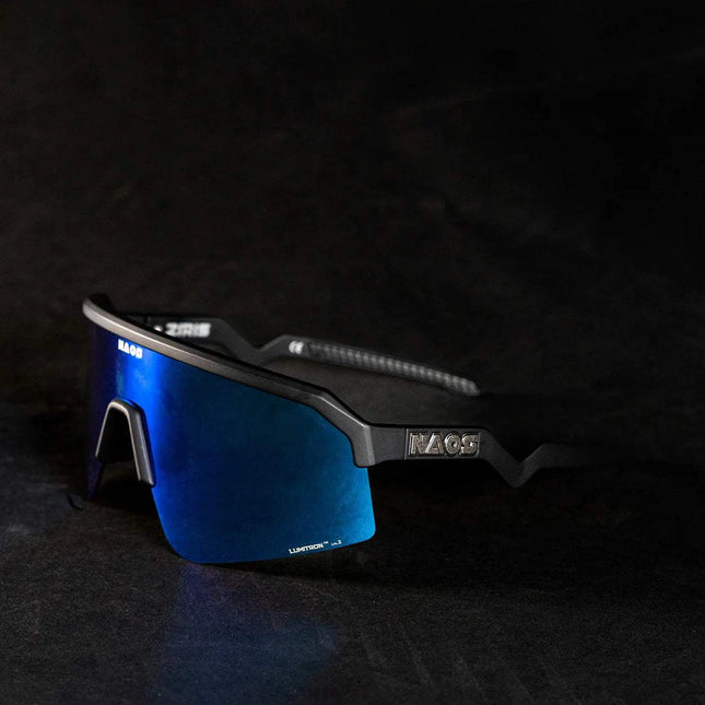 Naos | Ziris Sportbril | Matte Black / Blue Naos