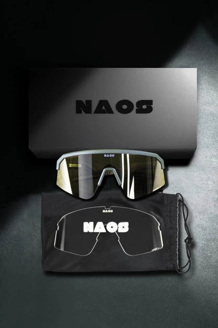 Naos | Ziris Sportbril | Matte Green / Bronze Gold Naos