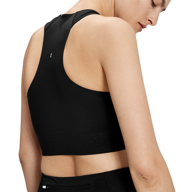 ON | Race Crop | Dames | Black ON RUNNING