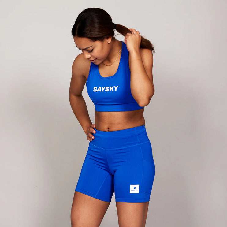 Saysky | Logo Combat Sports Bra | Cobalt Blue | Dames SAYSKY