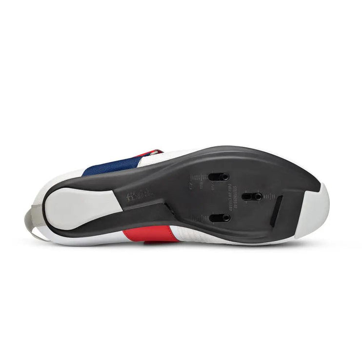 Fizik | Transiro Hydra Aeroweave | Carbon | Triathlonschoen | White / Red-Blue Fizik