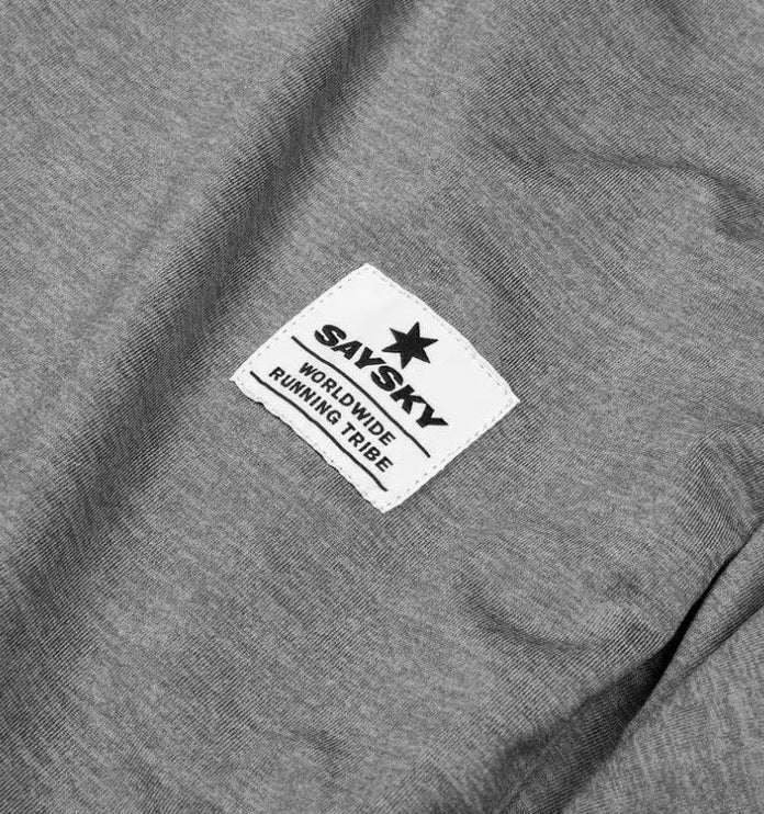 Saysky | Clean Pace T-Shirt | Heren | Grey Melange SAYSKY