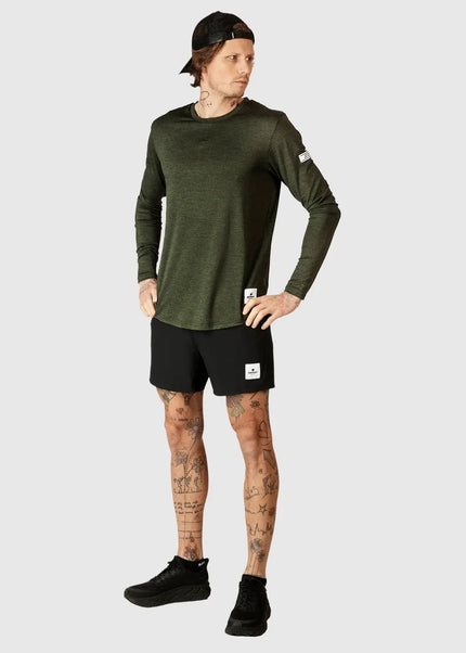 Saysky | Clean Pace | Long Sleeve | Heren | Olive SAYSKY