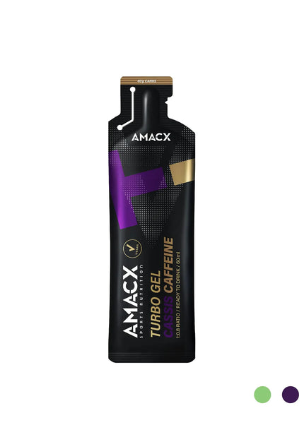 Amacx | Turbo Gel | Cassis Cafeïne | 12 Pack Amacx Sports Nutrition