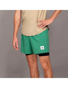 Saysky | Pace 2-in-1 Shorts | Heren | Green SAYSKY