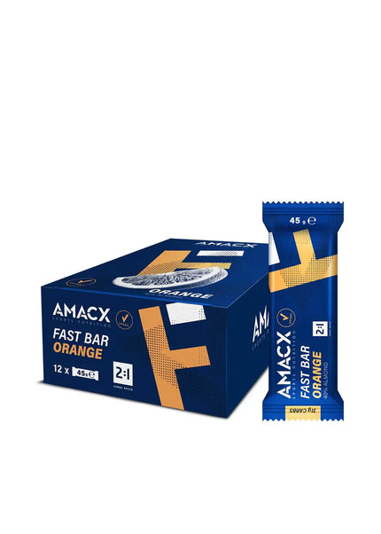 Amacx | Fast Bar | Orange | 12 Pack Amacx Sports Nutrition