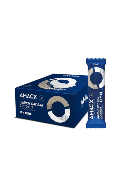 Amacx | Energy Oat Bar | Coconut | 12 Pack Amacx Sports Nutrition