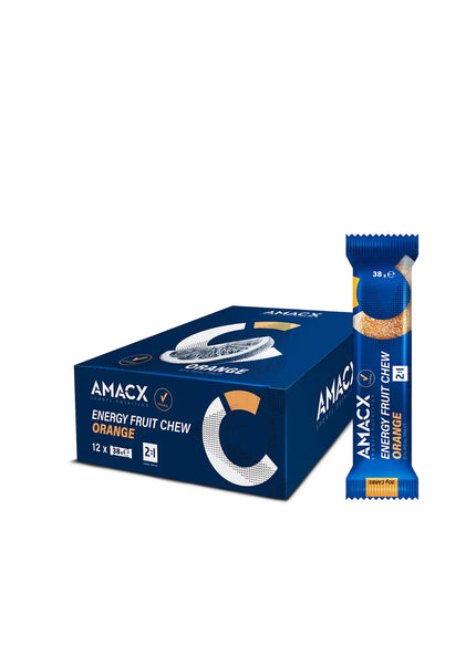Amacx | Energy Fruit Chew | Orange | 12 Pack Amacx Sports Nutrition