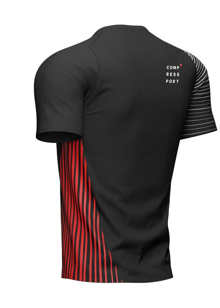 Compressport | Performance SS T-shirt | Black / Red | Heren Compressport