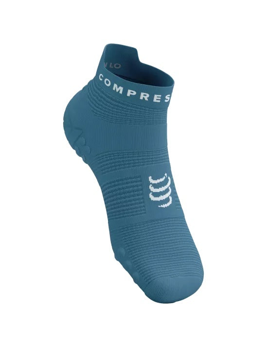 Compressport | Pro Racing Socks V4 | Run Low | Niagara / White Compressport