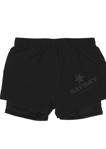 Saysky | 2-in-1 Pace Short | Dames | Black SAYSKY