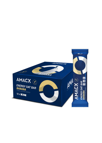 Amacx | Energy Oat Bar | Banana | 12 Pack Amacx Sports Nutrition