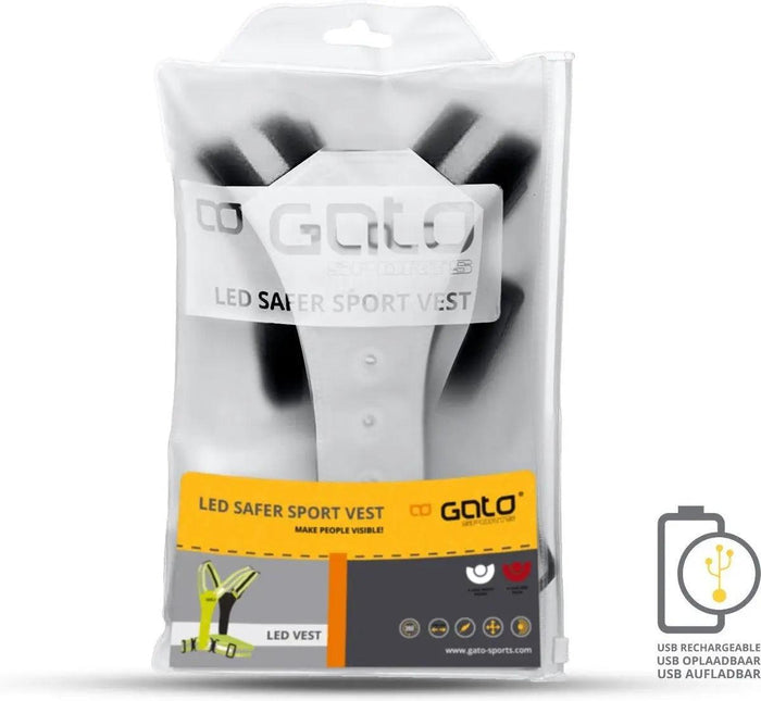 Gato | USB Led Sport Vest | Antracite Gato