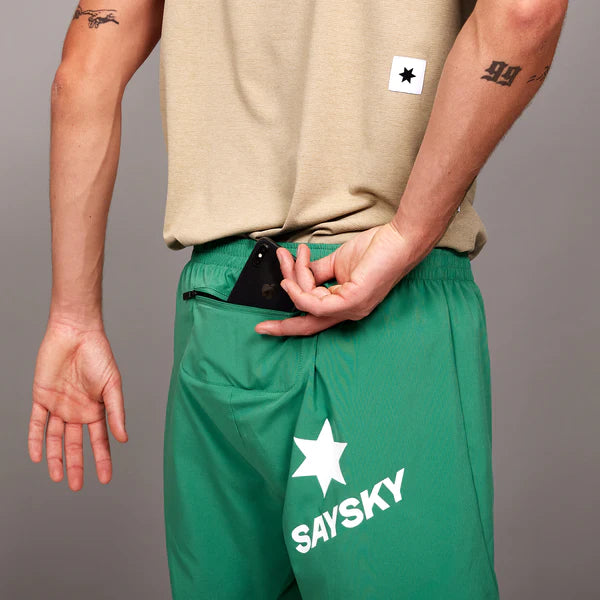 Saysky | Pace 2-in-1 Shorts | Heren | Green SAYSKY
