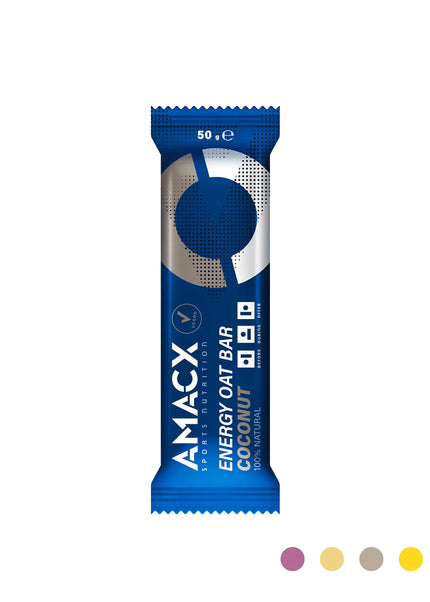 Amacx | Energy Oat Bar | Coconut | 12 Pack Amacx Sports Nutrition