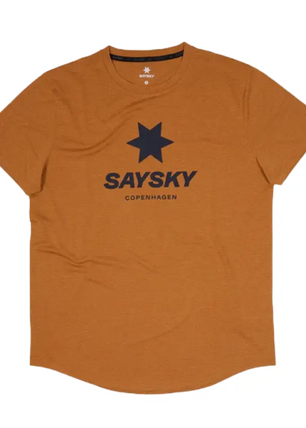 Saysky | Logo Combat T-Shirt | Heren | Yellow SAYSKY
