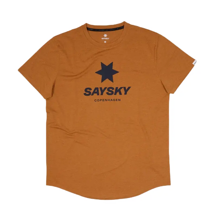 Saysky | Logo Combat T-Shirt | Heren | Yellow SAYSKY
