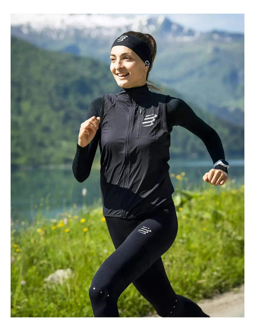 Compressport | Winter Running Legging | Dames | Black Compressport