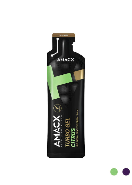 Amacx | Turbo Gel | Citrus | 12 Pack Amacx Sports Nutrition