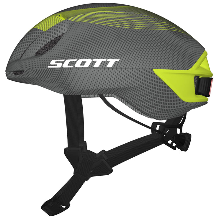 Scott | Cadence Plus Helm | Grey / Green SCOTT