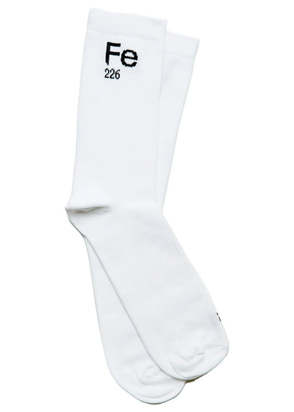 FE226 | The Running and Cycling Sock | White FE226