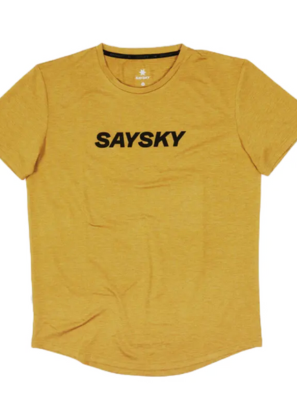 Saysky | Logo Pace T-Shirt | Heren | Yellow SAYSKY