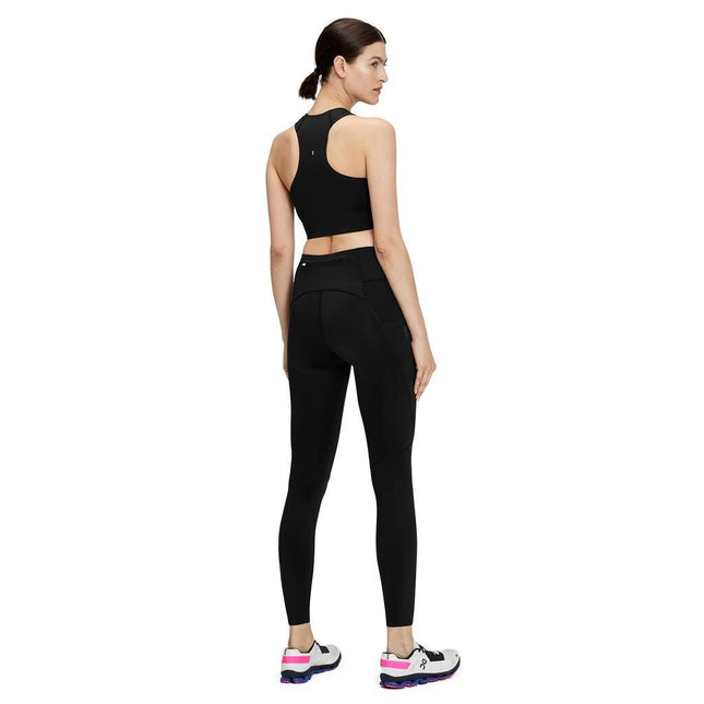 ON | Race Crop | Dames | Black ON RUNNING