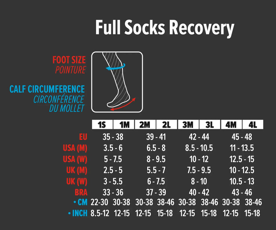 Compressport | Recovery Socks  | Black Compressport