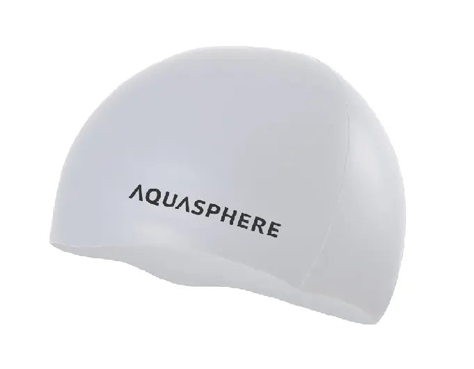AquaSphere | Silicone Cap | Badmuts | White Aqua Sphere