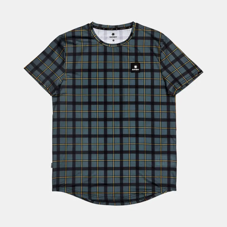 Saysky | Checker Combat T-Shirt | Heren | Grey SAYSKY