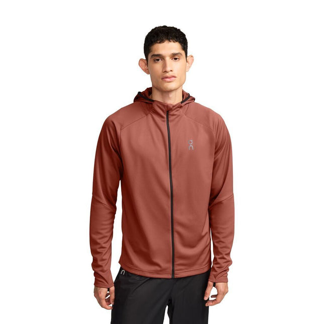ON | Climate Zip Hoodie | Auburn | Heren ON RUNNING