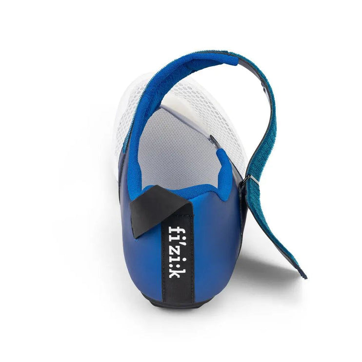 Fizik | Transiro Hydra | Triathlonschoen | White / Metallic Blue Fizik