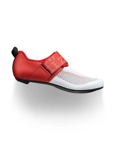 Fizik | Transiro Hydra | Triathlonschoen | White / Metallic Red Fizik