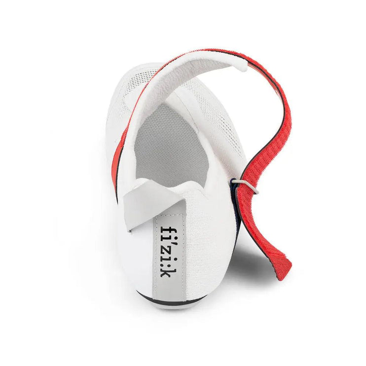 Fizik | Transiro Hydra Aeroweave | Carbon | Triathlonschoen | White / Red-Blue Fizik